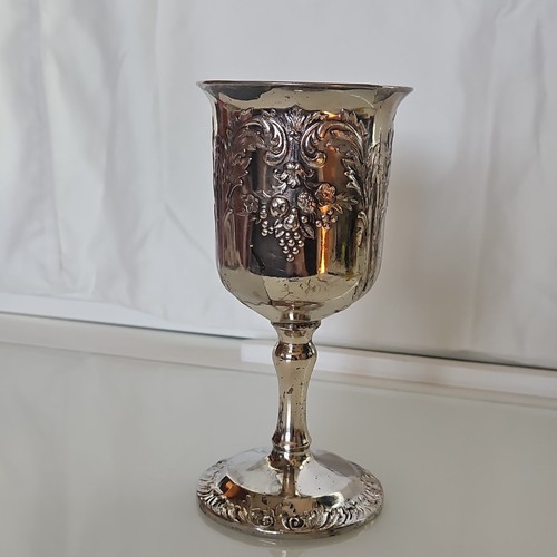 Vintage silver plated kiddush - vintage,