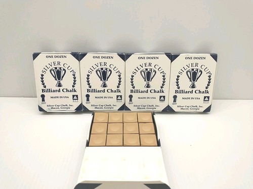 Silver cup billiard chalk - silver,